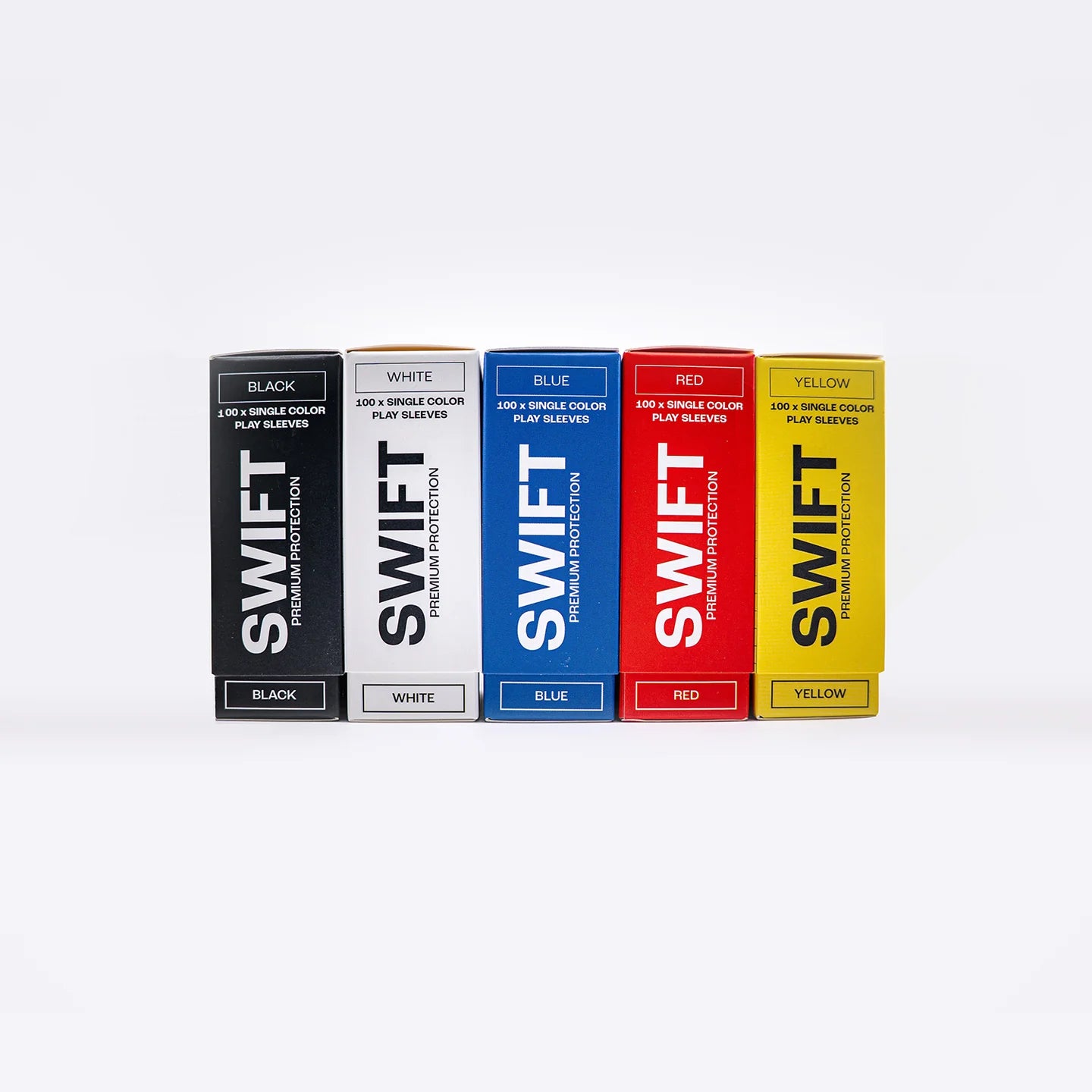 Gem.Eleven - Play Sleeves - Single Color - Black/Schwarz - Standart Size - 100 Stk.