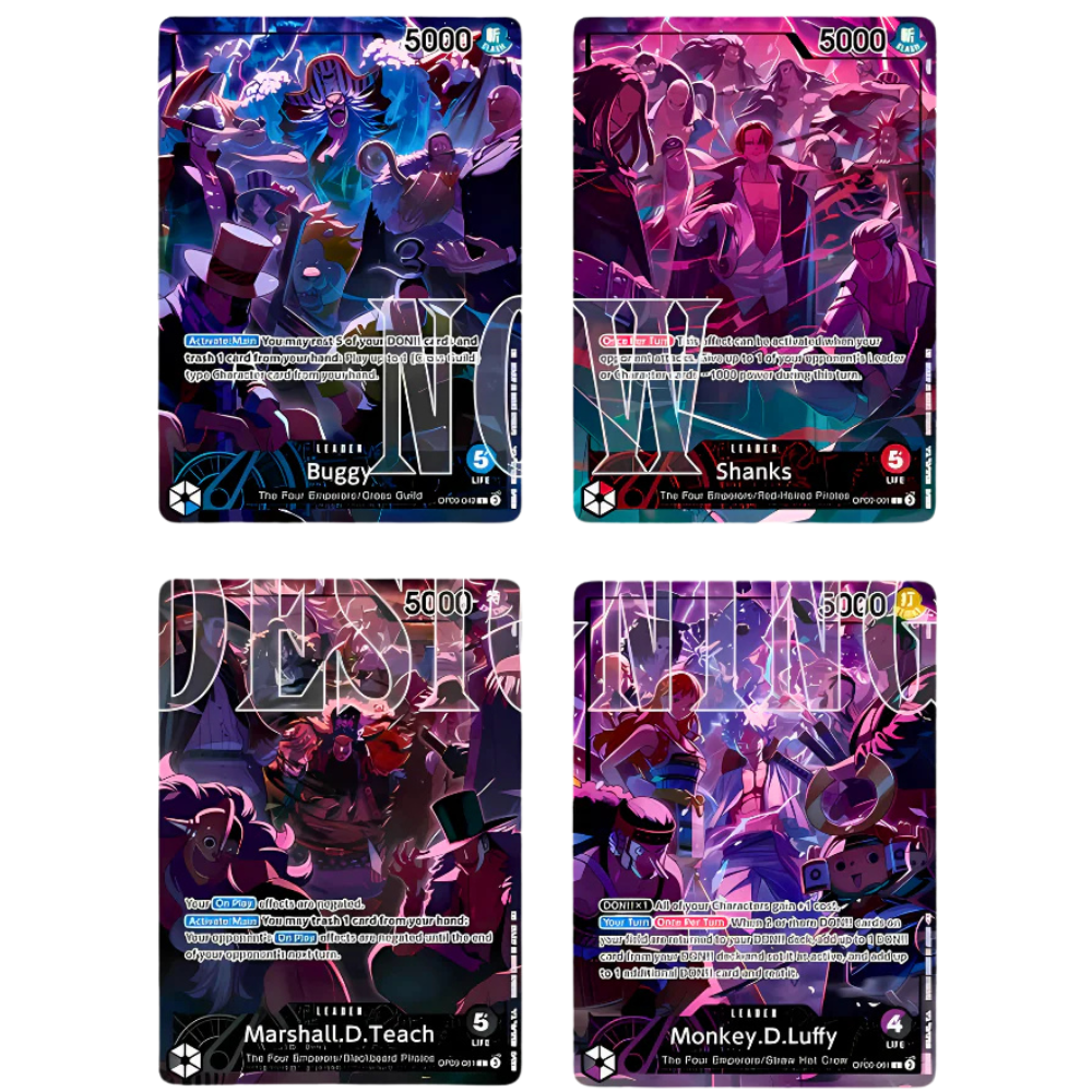 One Piece Card Game - English 2nd Anniversary Set - 4 Emperors - Englisch