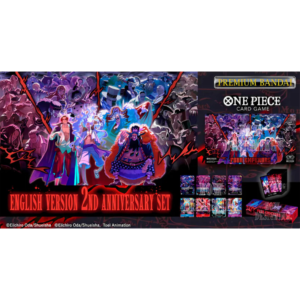 One Piece Card Game - English 2nd Anniversary Set - 4 Emperors - Englisch