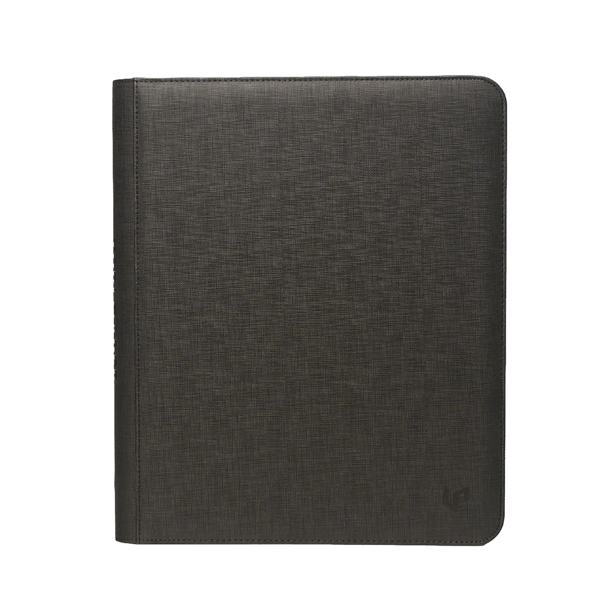 Ultra Pro 9-Pocket Zip Toploader Premium PRO-Binder Schwarz - Vorderseite
