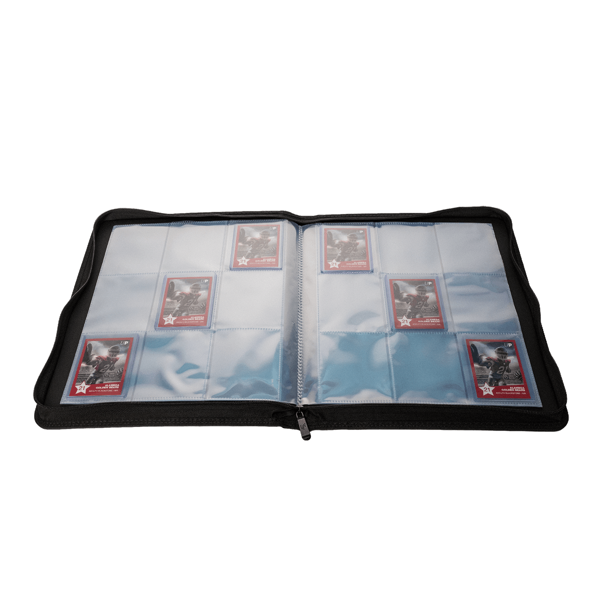 Ultra Pro Toploader PRO-Binder mit Karten in Toploadern