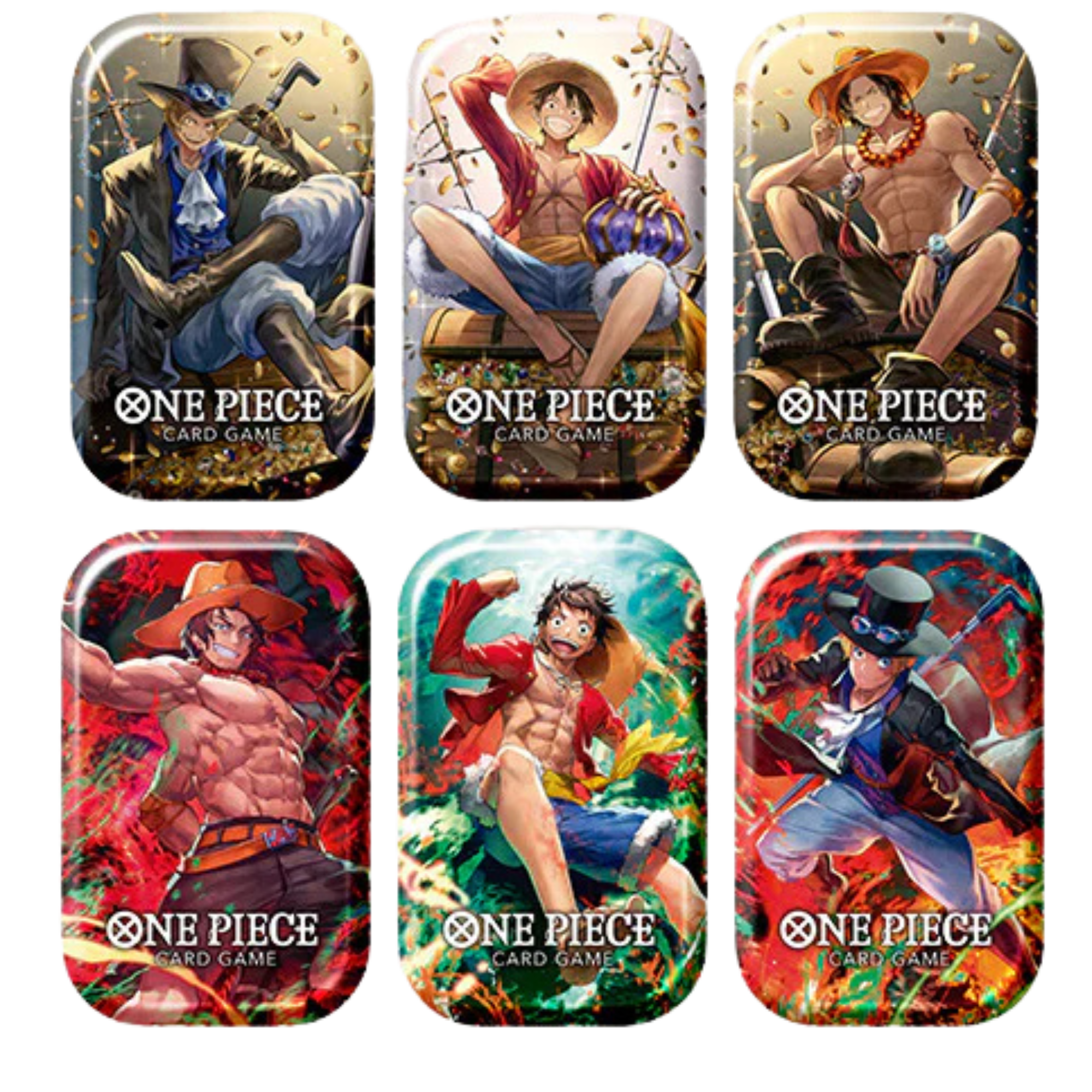 One Piece Card Game - TS01 - Mini-Tin Vol. 1 - Three Brothers - OP09 + Promo - Japanisch