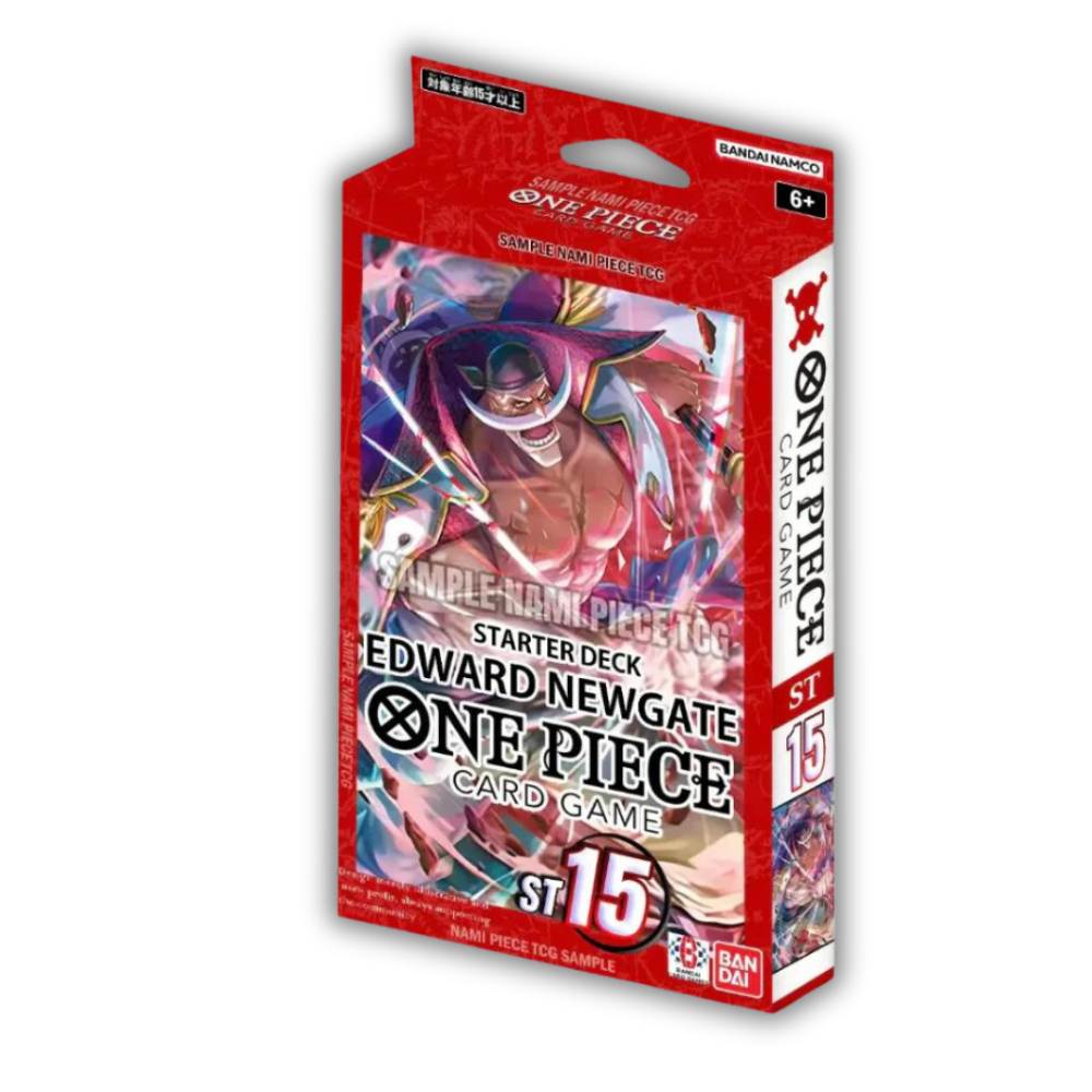 one piece card game st15 One Piece Card Game - Edward Newgate - Red - ST15 - Starter Deck