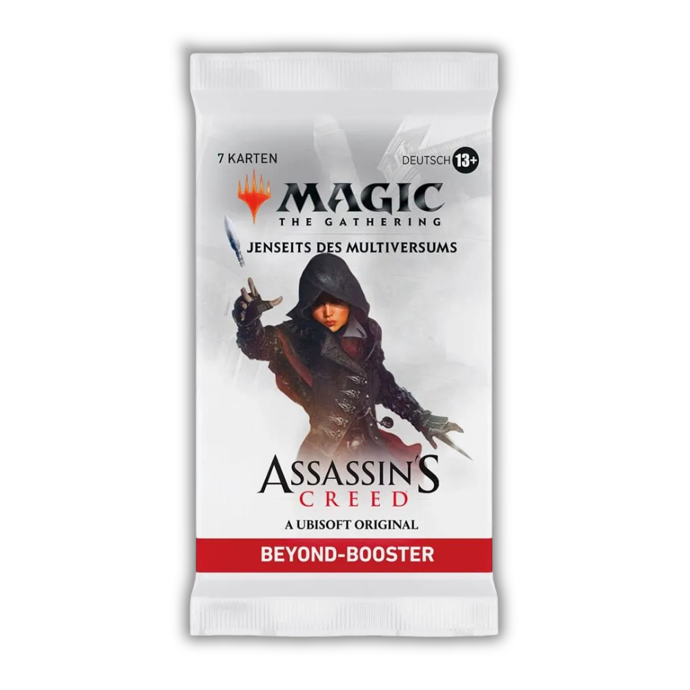 Magic The Gathering - MTG - Assassins Creed - Jenseits des Multiversums - Beyond Booster Box Display - Deutsch