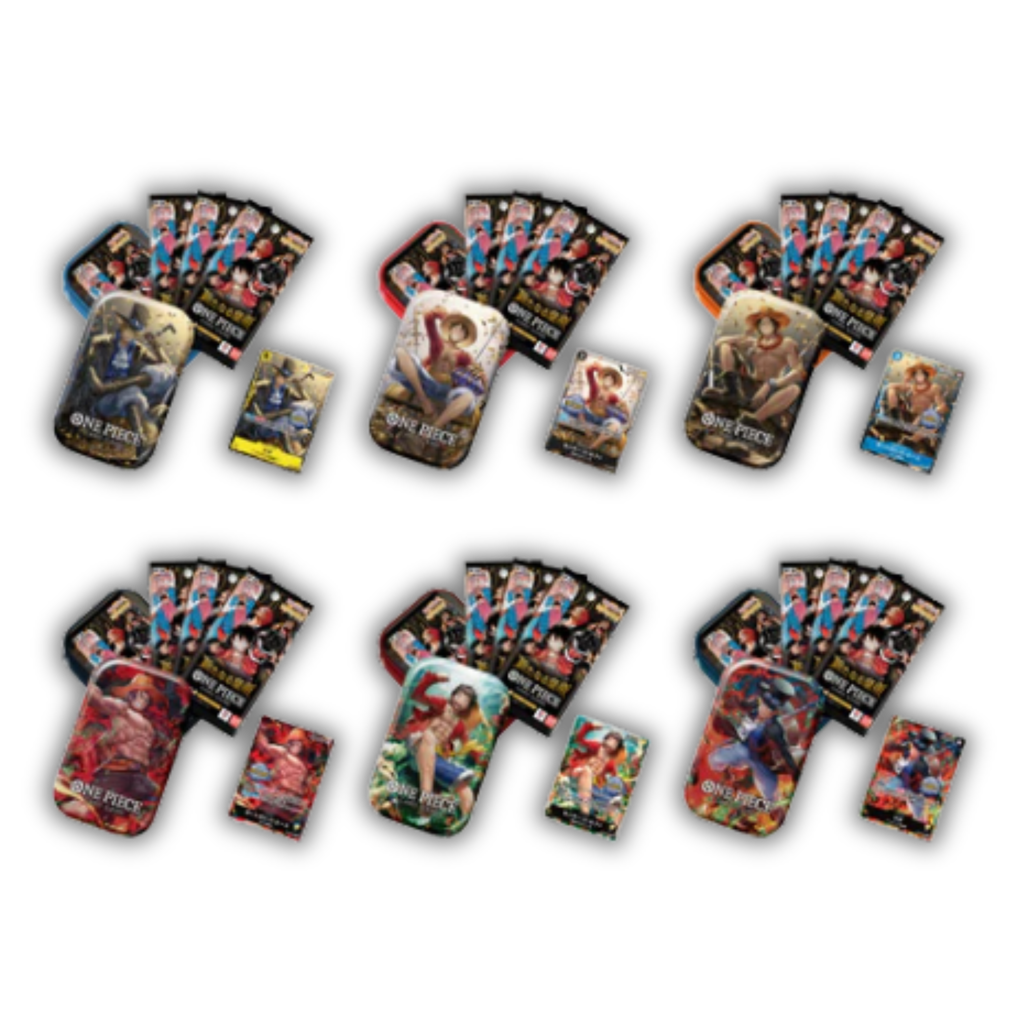One Piece Card Game - TS01 - Mini-Tin Vol. 1 - Three Brothers - OP09 + Promo - Japanisch