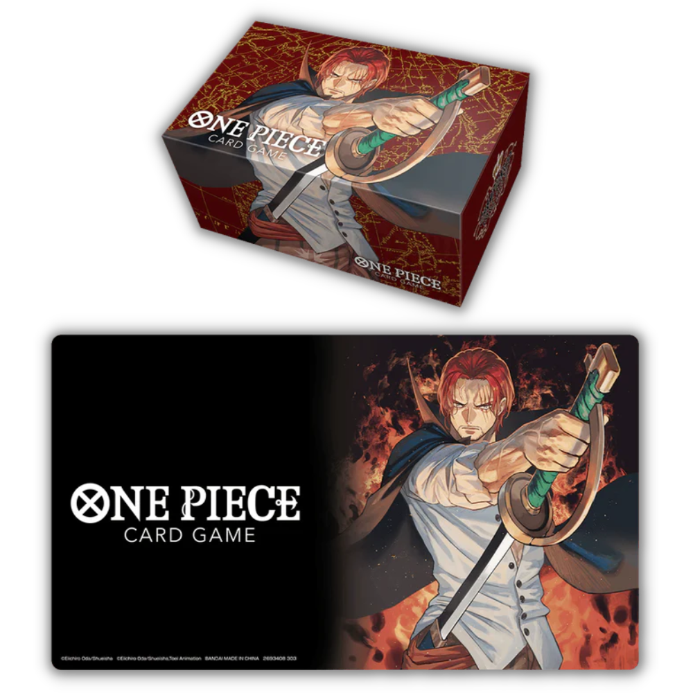 One Piece Card Game - Playmat & Storage Box Set - Shanks