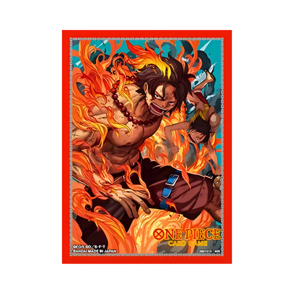 One Piece TCG Card Game - Limited Edition Card Sleeves Vol. 5 - Portgas D. Ace (70 Stk.)
