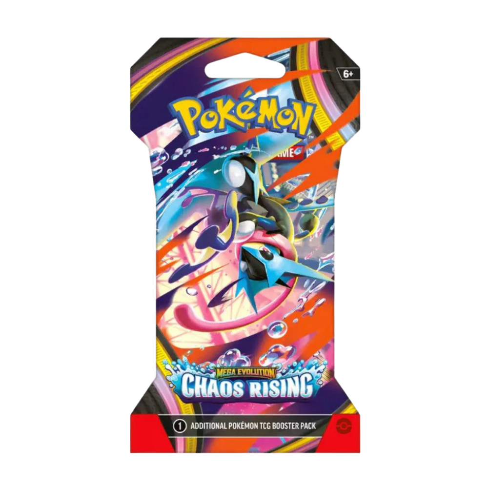 Pokemon - Chaos Rising - Mega Evolution - ME04 – Sleeved Booster Pack – Englisch