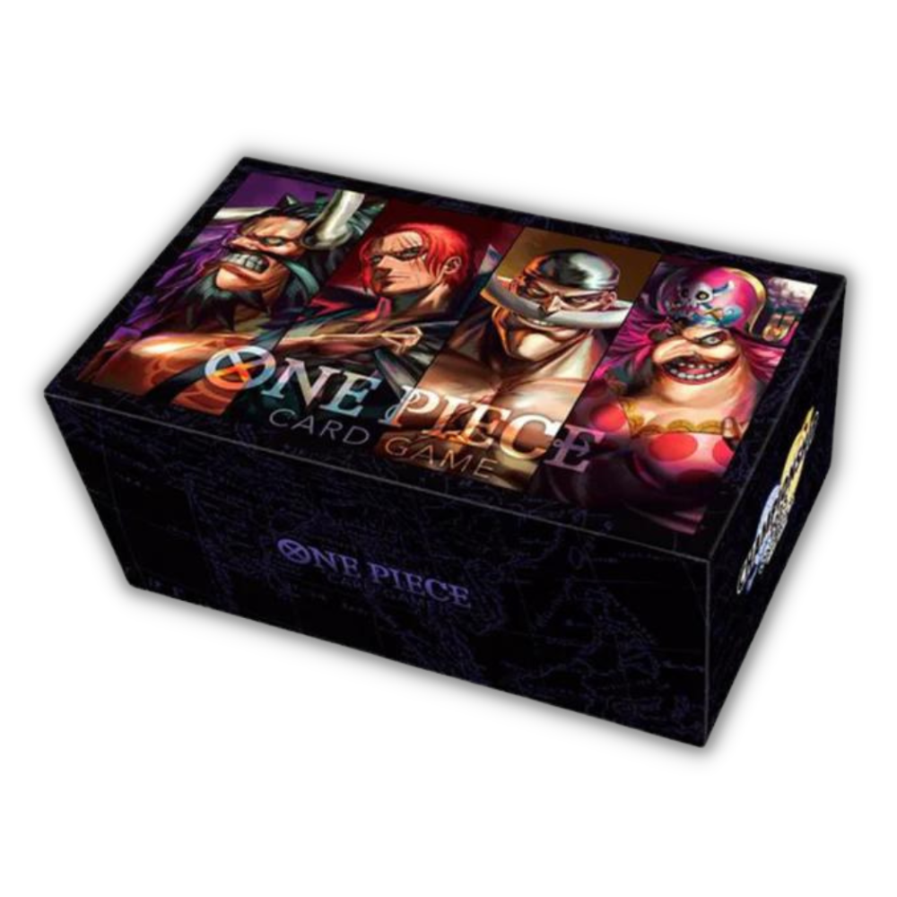 One Piece Card Game - Former Four Emperors - Promo Set - Playmat & Storage Box & Leader Card - Englisch