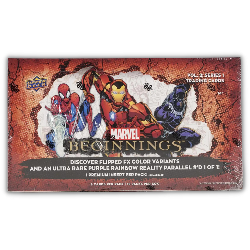 Marvel Beginnings Volume 2 Series 1 Trading Cards Box - Upper Deck - 2021