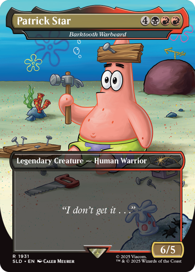 Magic The Gathering - Secret Lair - Spongebob Squarepants - Legends of Bikini Bottom Set - Englisch (7 Karten)