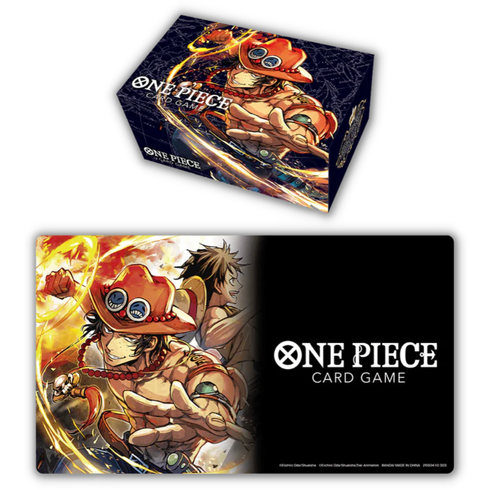 One Piece Card Game - Playmat & Storage Box Set - Ace