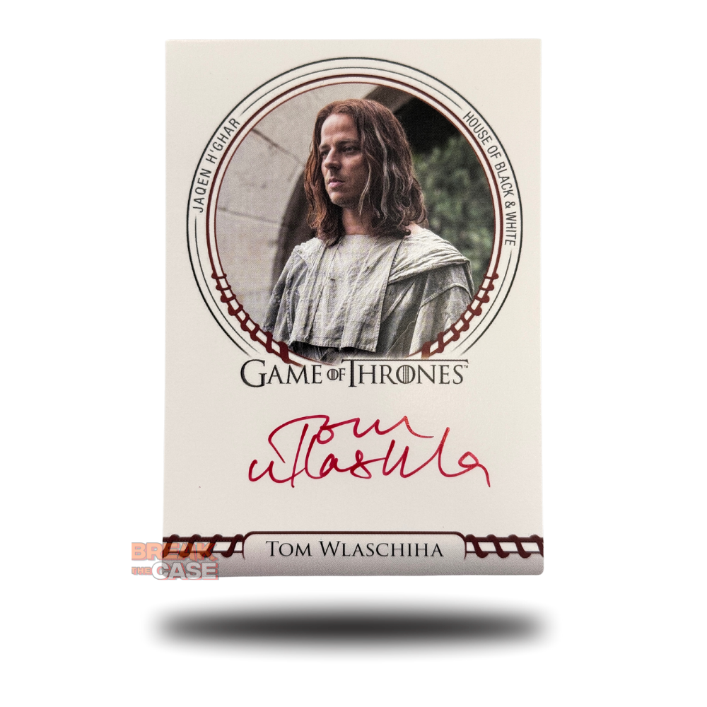 GoT: Legends of the Realm - Tom Wlaschiha / Jaqen H'Ghar - Sigil Auto/Signatur