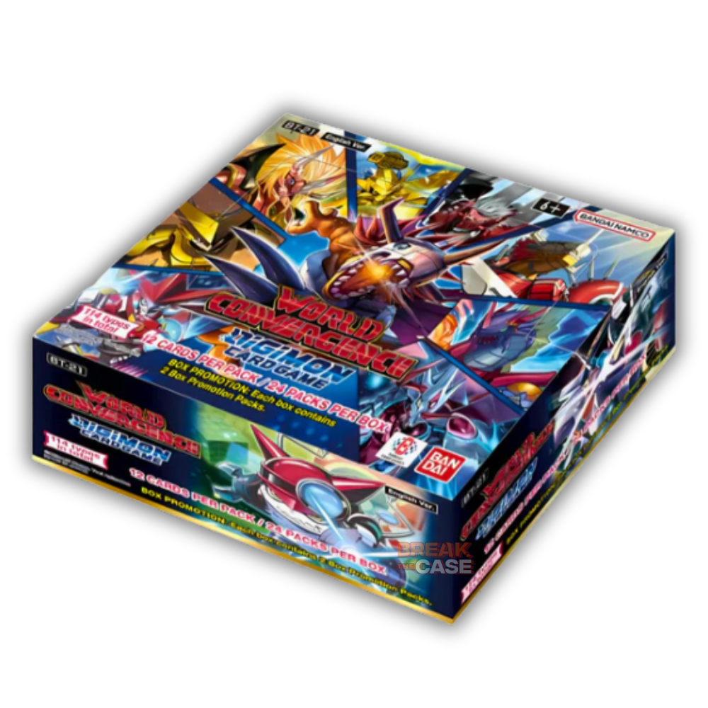 Digimon Card Game BT21 World Convergence Booster Display – Englisch