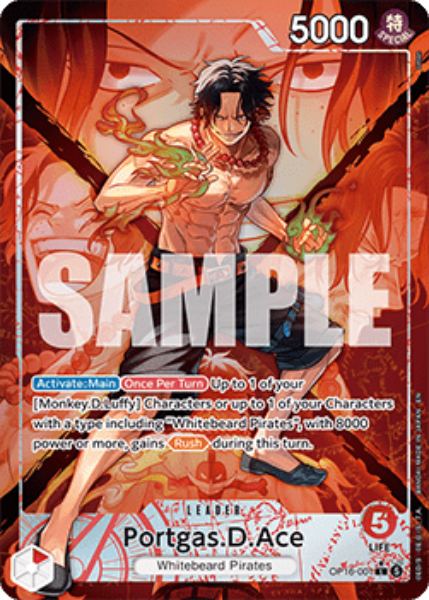 Portgas.D.Ace (OP16-001) - Alternative Art
