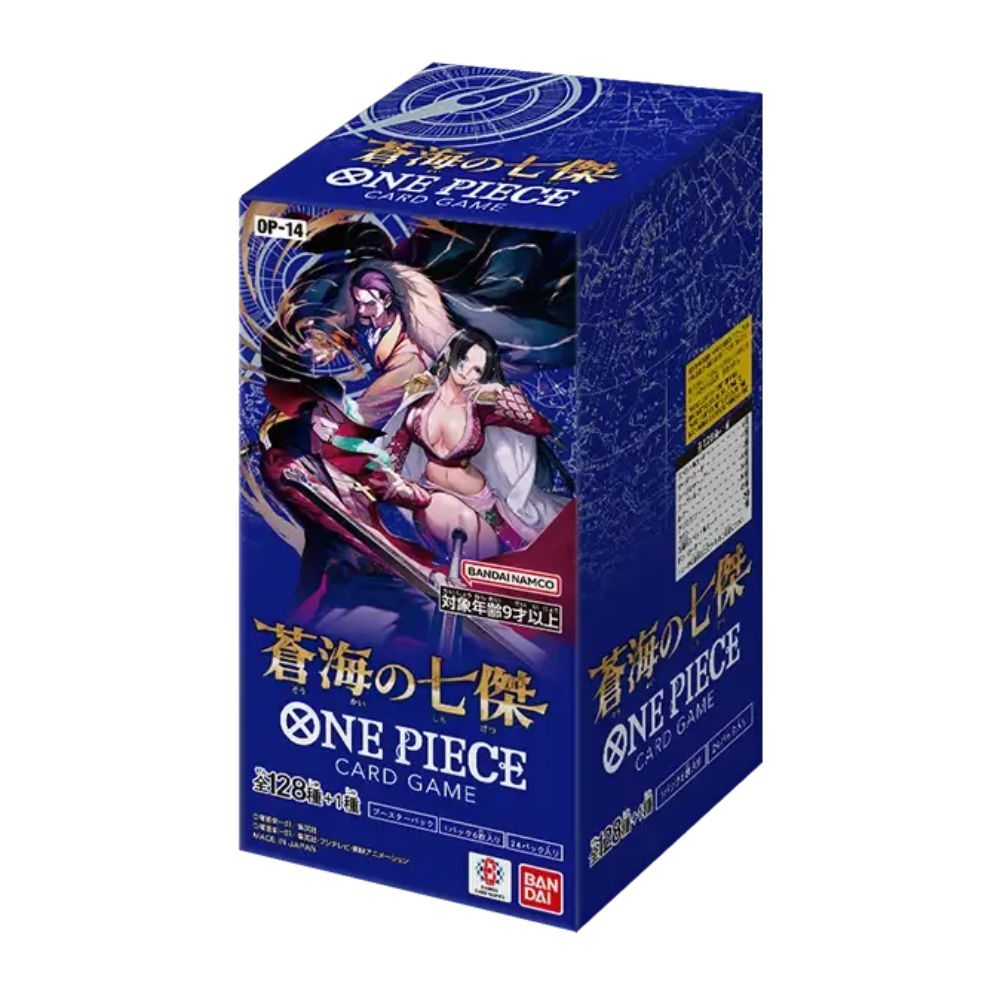 One Piece Card Game - OP14 - The Azure Sea's Seven - Booster Display – Japanisch
