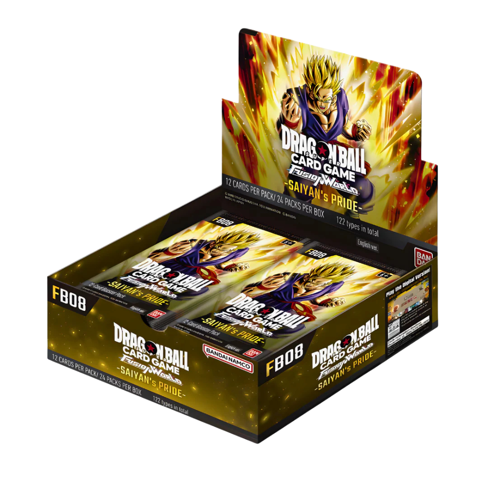 Dragon Ball Fusion World - FB08 - SAIYAN’S PRIDE Display – Englisch