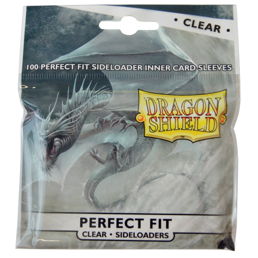 Dragon Shield - Standard Size - Perfect Fit Sideloading Sleeves - Clear (100x)