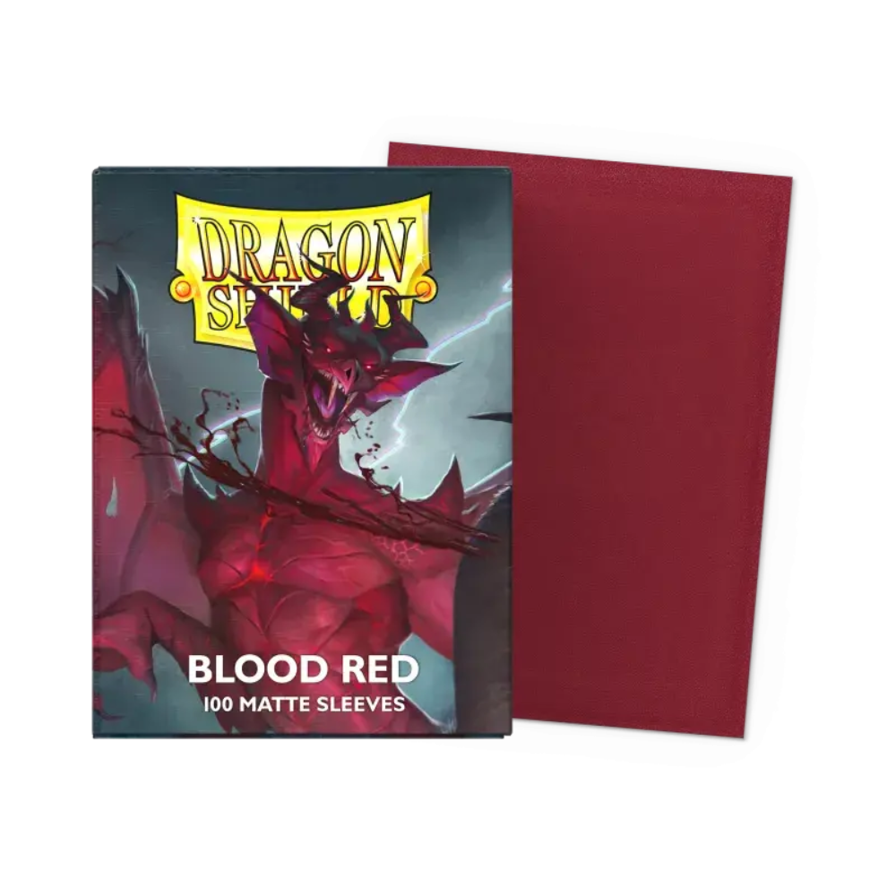 Dragon Shield - Card Sleeves - Matte - Blood Red 'Simurag' (100x)