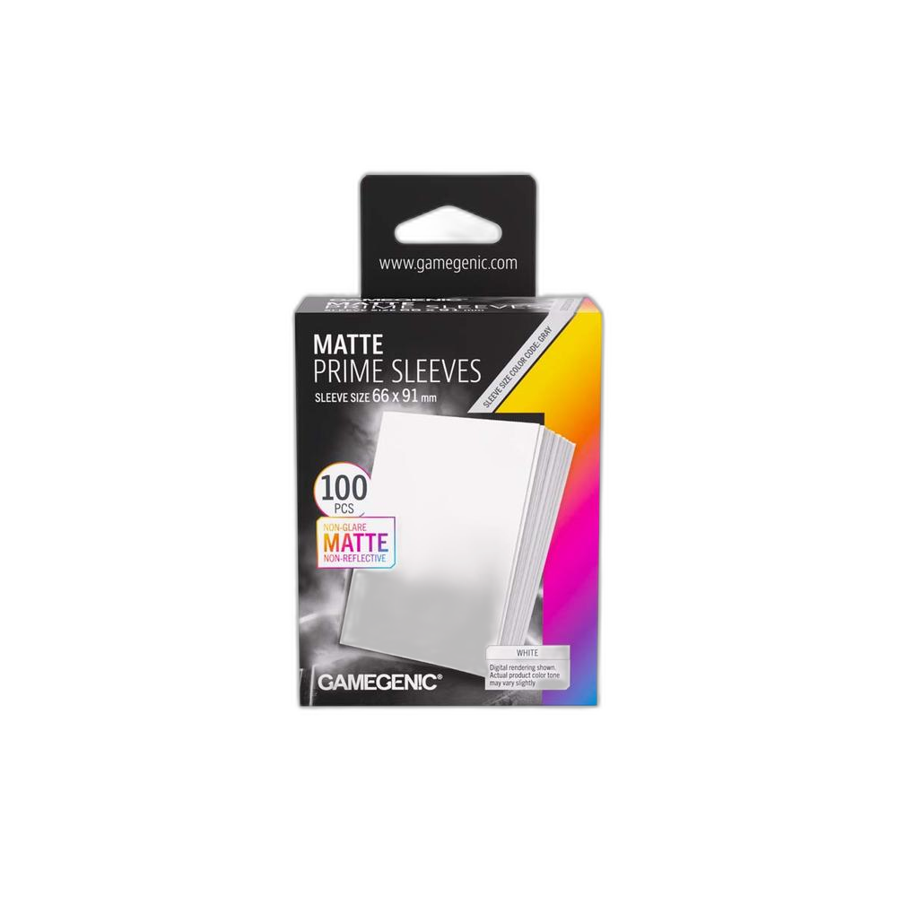 Gamegenic Matte Prime Sleeves (100 Sleeves)