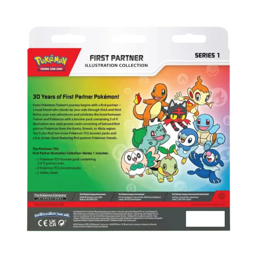 Pokémon - First Partner Illustration Collection – Englisch