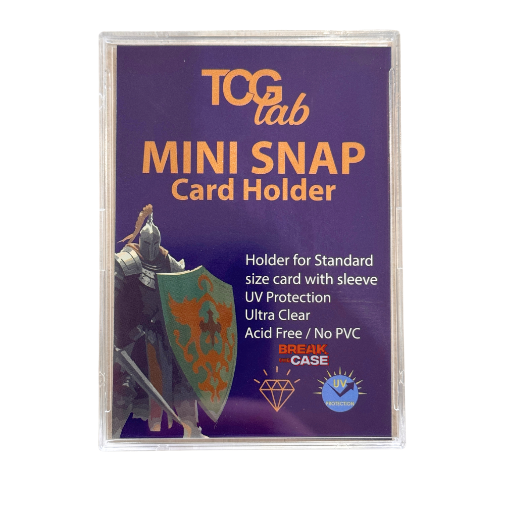 Mini Snap Card Holder - Ultra Clear / UV Protection - TCGLAB