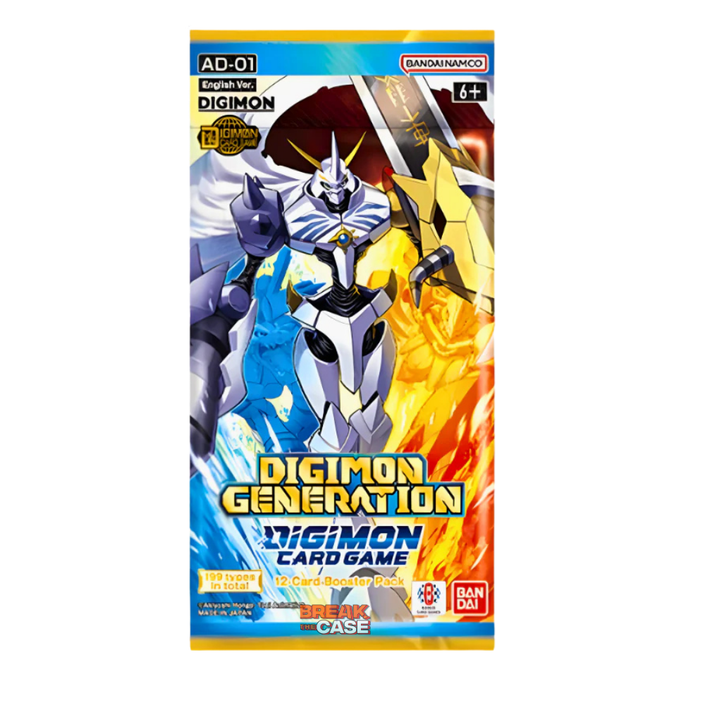 Digimon Card Game AD-01 - Digimon Generation Advanced Booster - Booster – Englisch