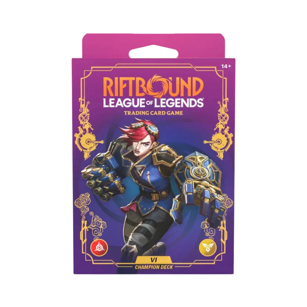 League of Legends Riftbound TCG - Unleashed - Vi Champion Deck - Englisch