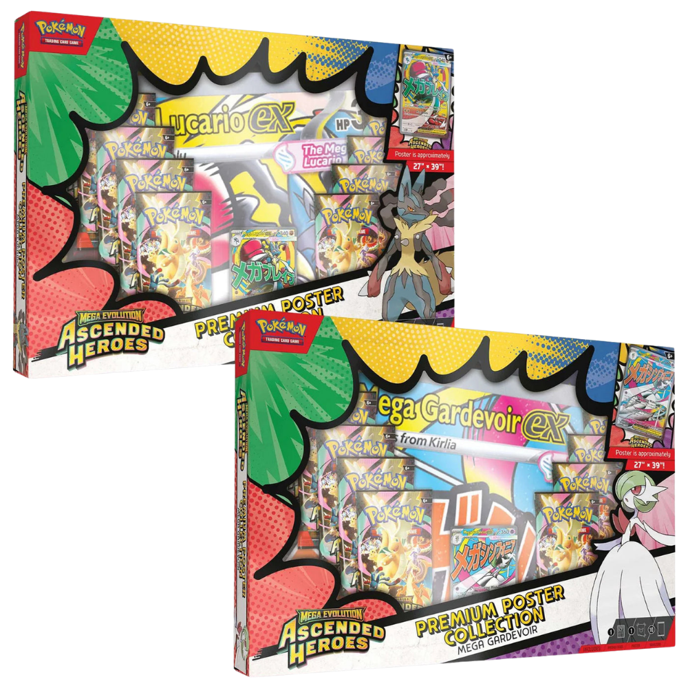 Pokémon - Ascended Heroes - Mega Evolution - ME2.5 – Premium Poster Collection – Englisch