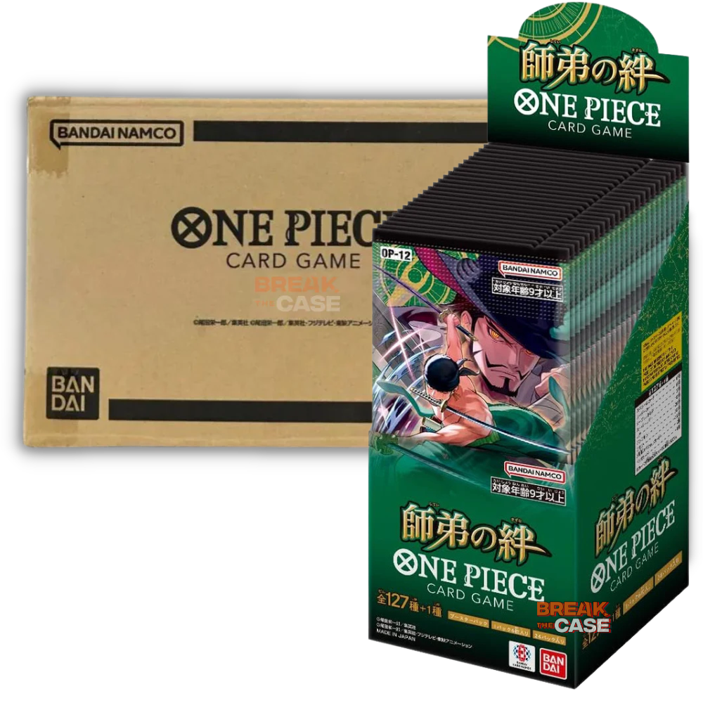 One Piece OP12 Case – 12x Booster Box – Bond between Master and Disciple – Japanisch