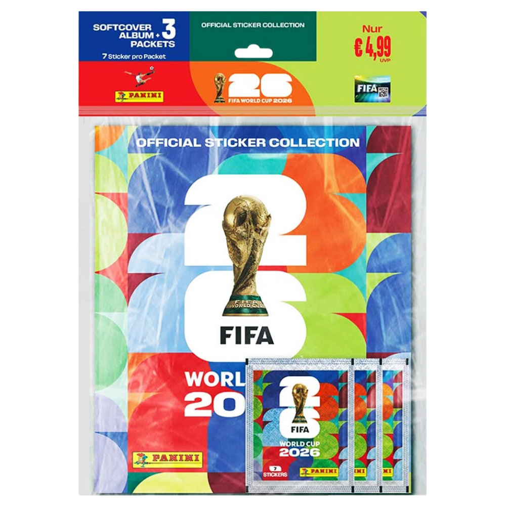 Panini - Fifa World Cup 2026 - Softcover Album + 3 Packs