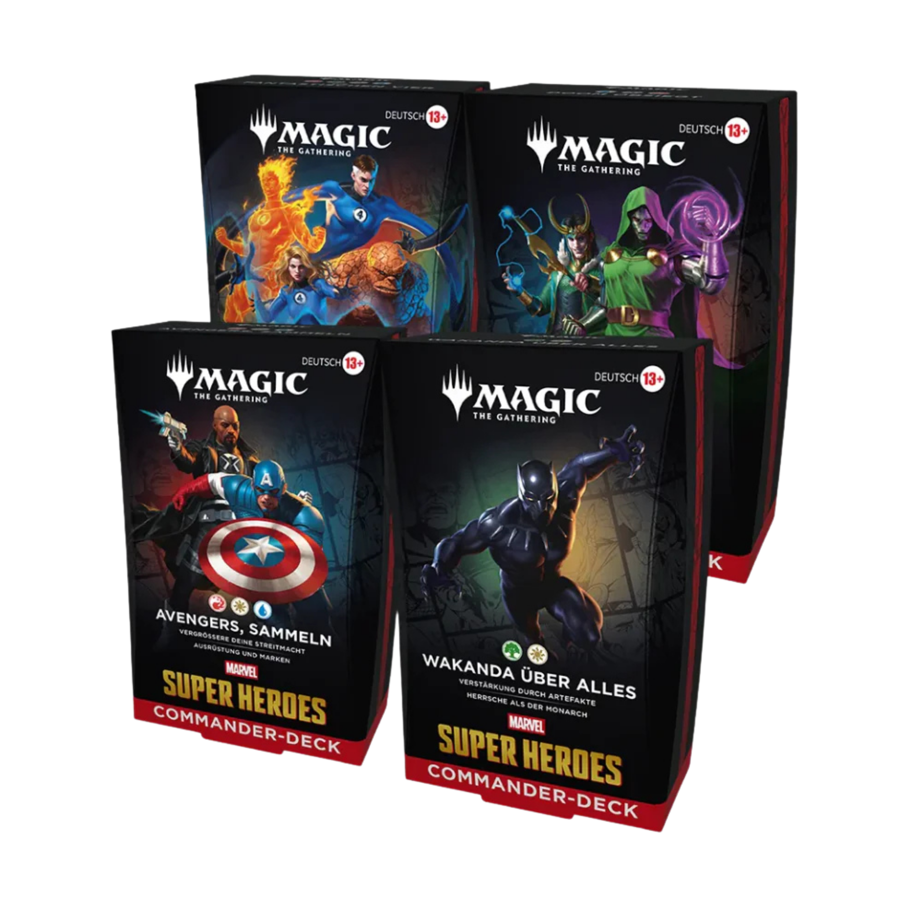 Magic: The Gathering - MTG - Marvel Super Heroes - Commander Deck - Deutsch