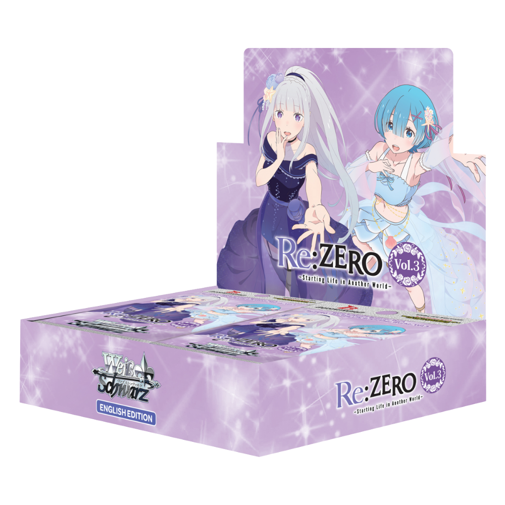 Weiss Schwarz - RE:Zero Vol. 3 - Booster Display - Englisch