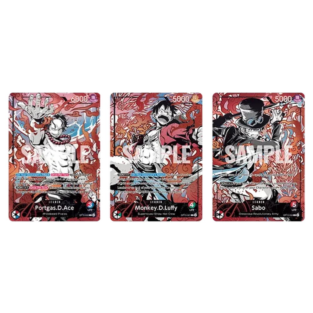 One Piece Card Game - English - 3rd Anniversary Set - Luffy / Ace / Sabo - Englisch