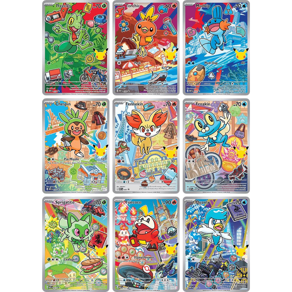 Pokémon - First Partner - Series 3 - Illustration Collection – Englisch