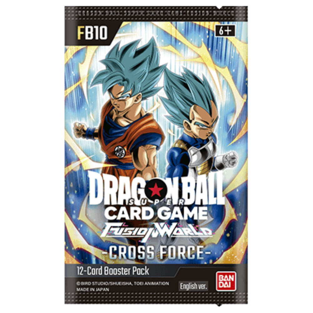 Dragon Ball Fusion World - FB10 - CROSS FORCE - Booster – Englisch