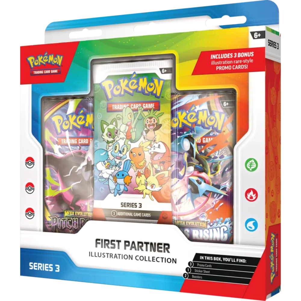 Pokémon - First Partner - Series 3 - Illustration Collection – Englisch