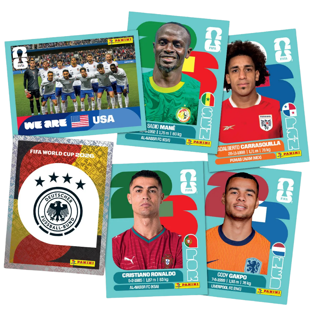 Panini - Fifa World Cup 2026 - Sticker Collection Box - 100x Sticker