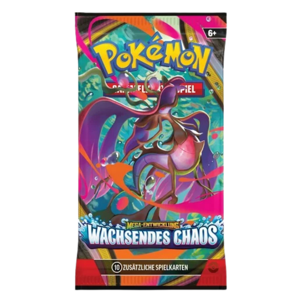 Pokemon - Wachsendes Chaos - Mega Evolution - ME04 – Booster – Deutsch