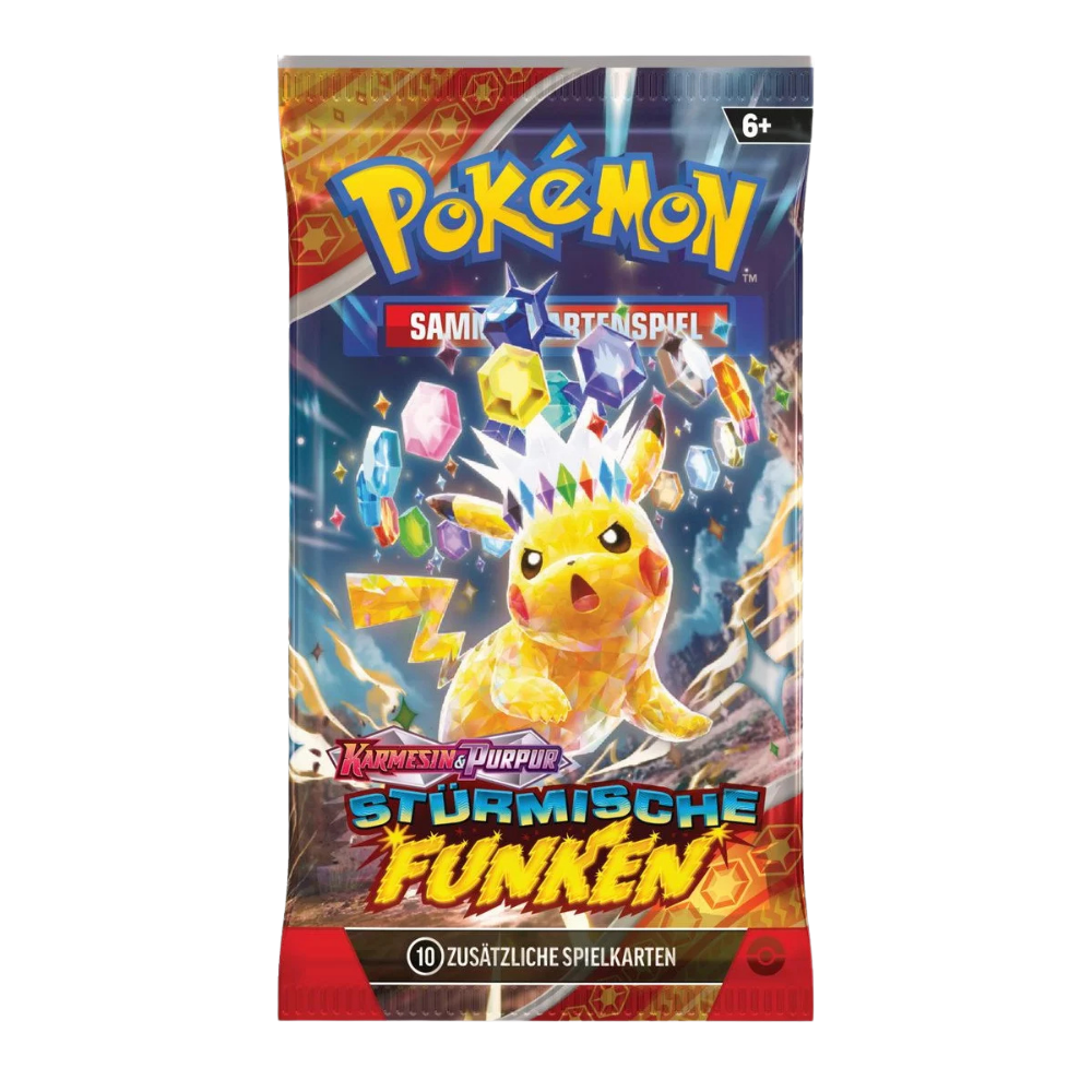 Pokemon - Karmesin & Purpur - Stürmische Funken - KP08 - Booster Pack - Deutsch