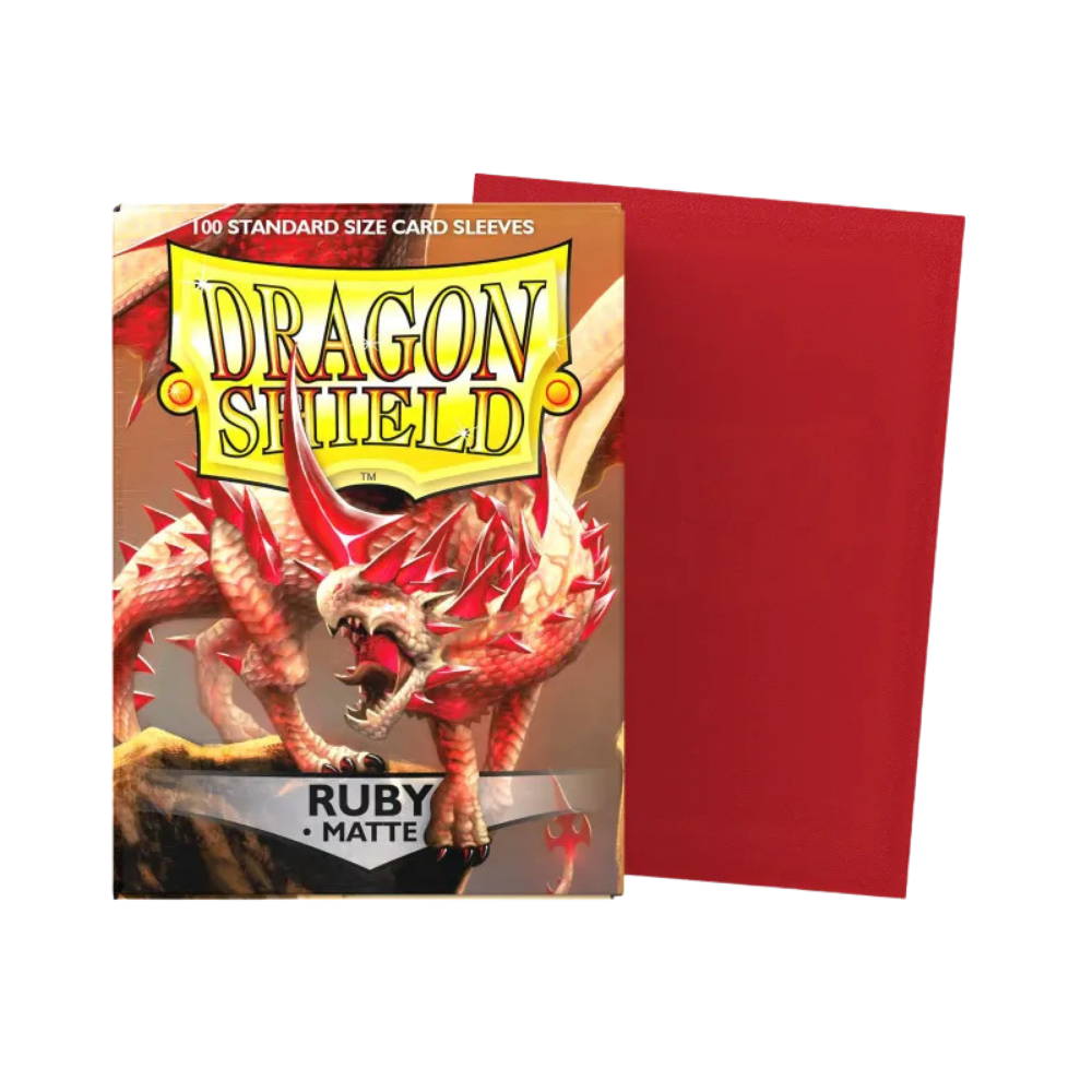 Dragon Shield - Standart Card Sleeves Matte - Ruby (100x)