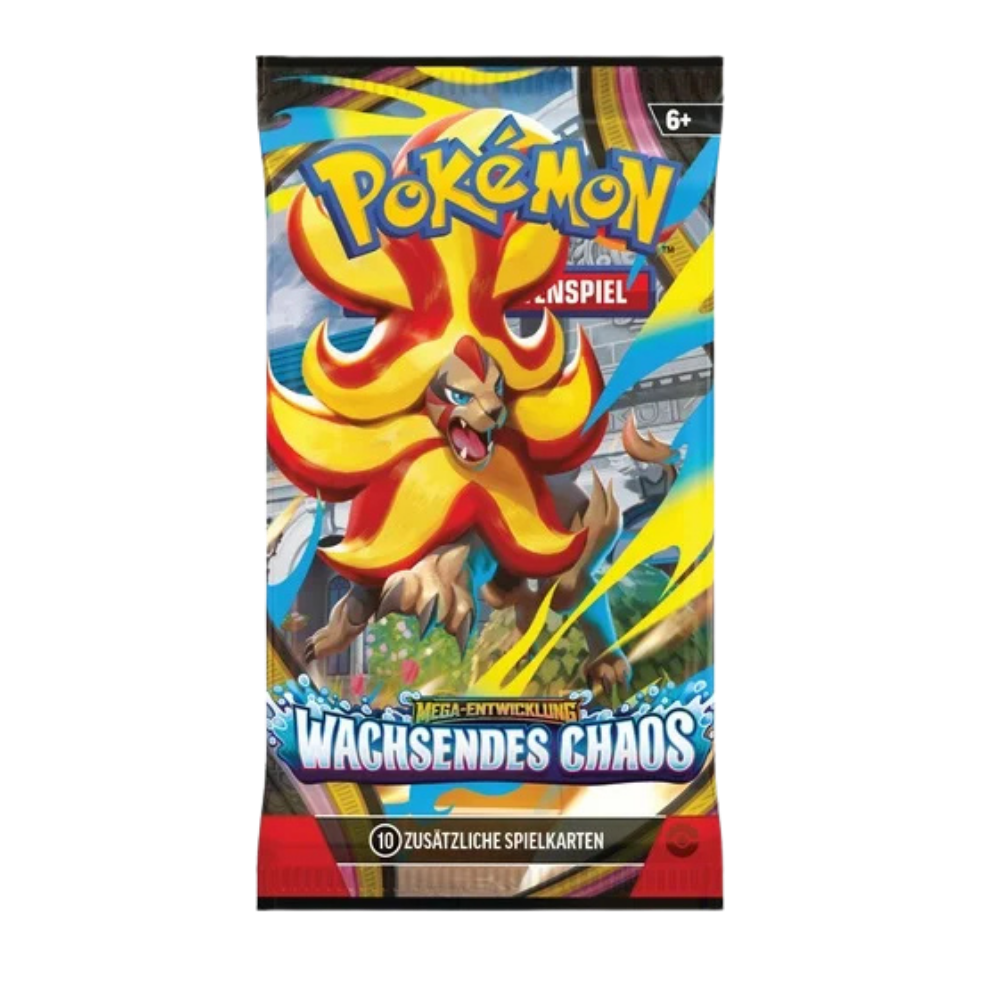 Pokemon - Wachsendes Chaos - Mega Evolution - ME04 – Booster – Deutsch