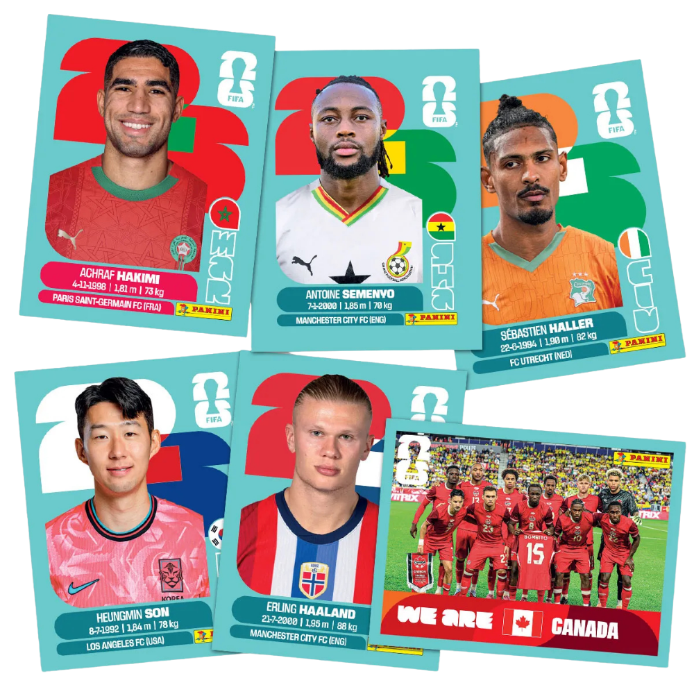 Panini - Fifa World Cup 2026 - Sticker Collection Box - 100x Sticker