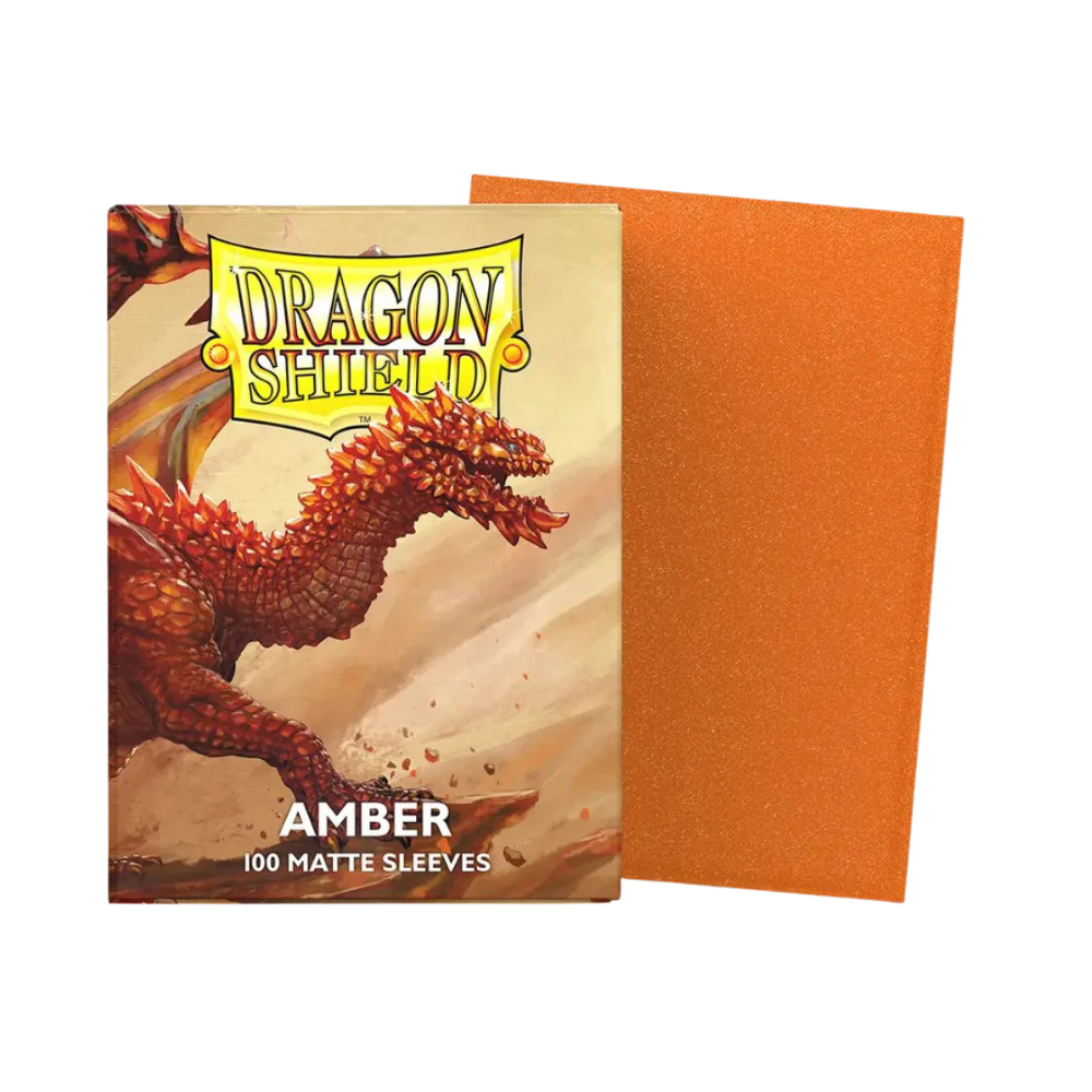 Dragon Shield - Standart Card Sleeves Matte - Amber (100x)