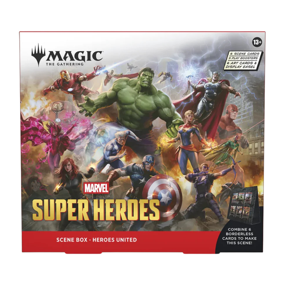 Magic: The Gathering - MTG - Marvel Super Heroes - Scene Box Heroes United - Englisch