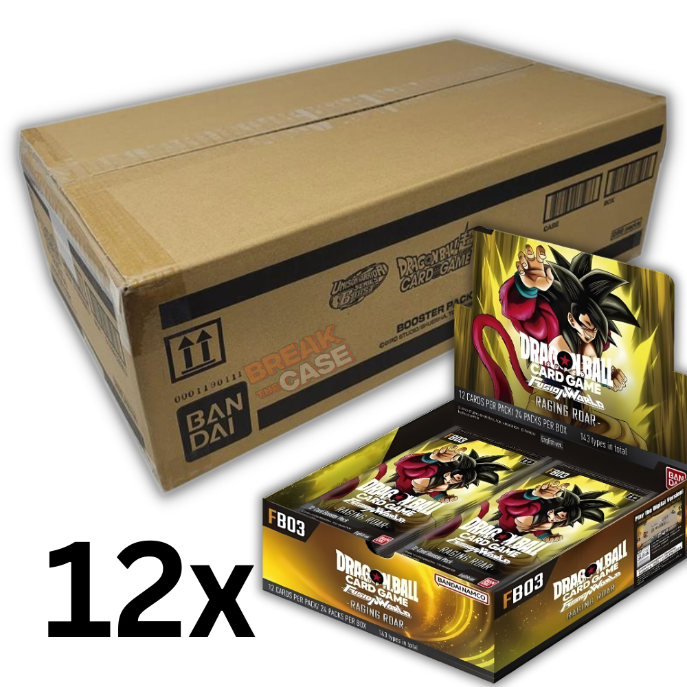 Dragon Ball Super Card Game - Fusion World - Raging Roar - FB03 - Case (12x Display) - Englisch