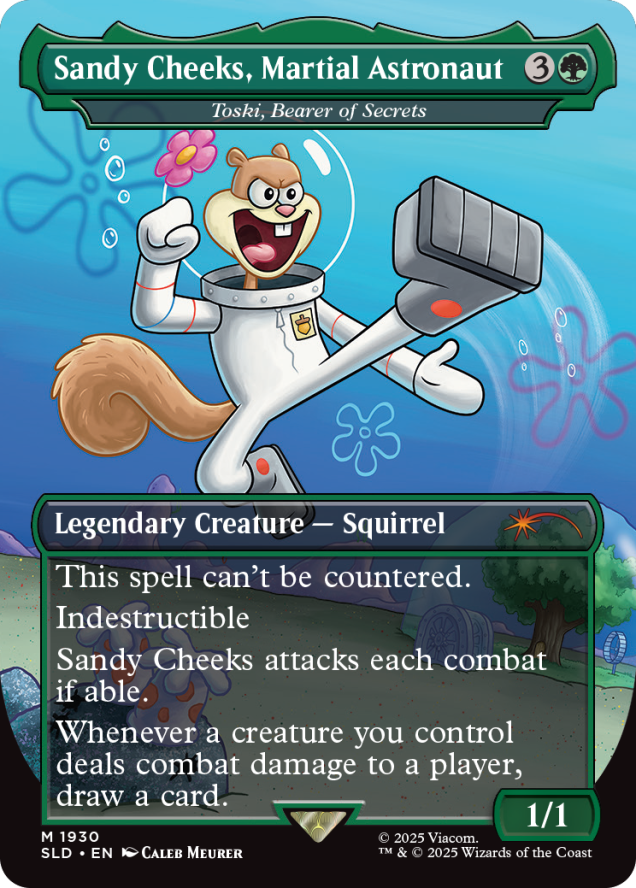 Magic The Gathering - Secret Lair - Spongebob Squarepants - Legends of Bikini Bottom Set - Englisch (7 Karten)