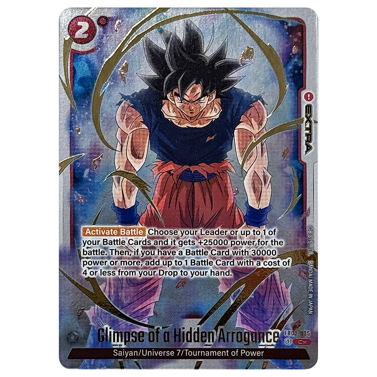 Glimpse of a Hidden Arrogance FB02-035 C★ Blazing Aura Fusion World Einzelkarte