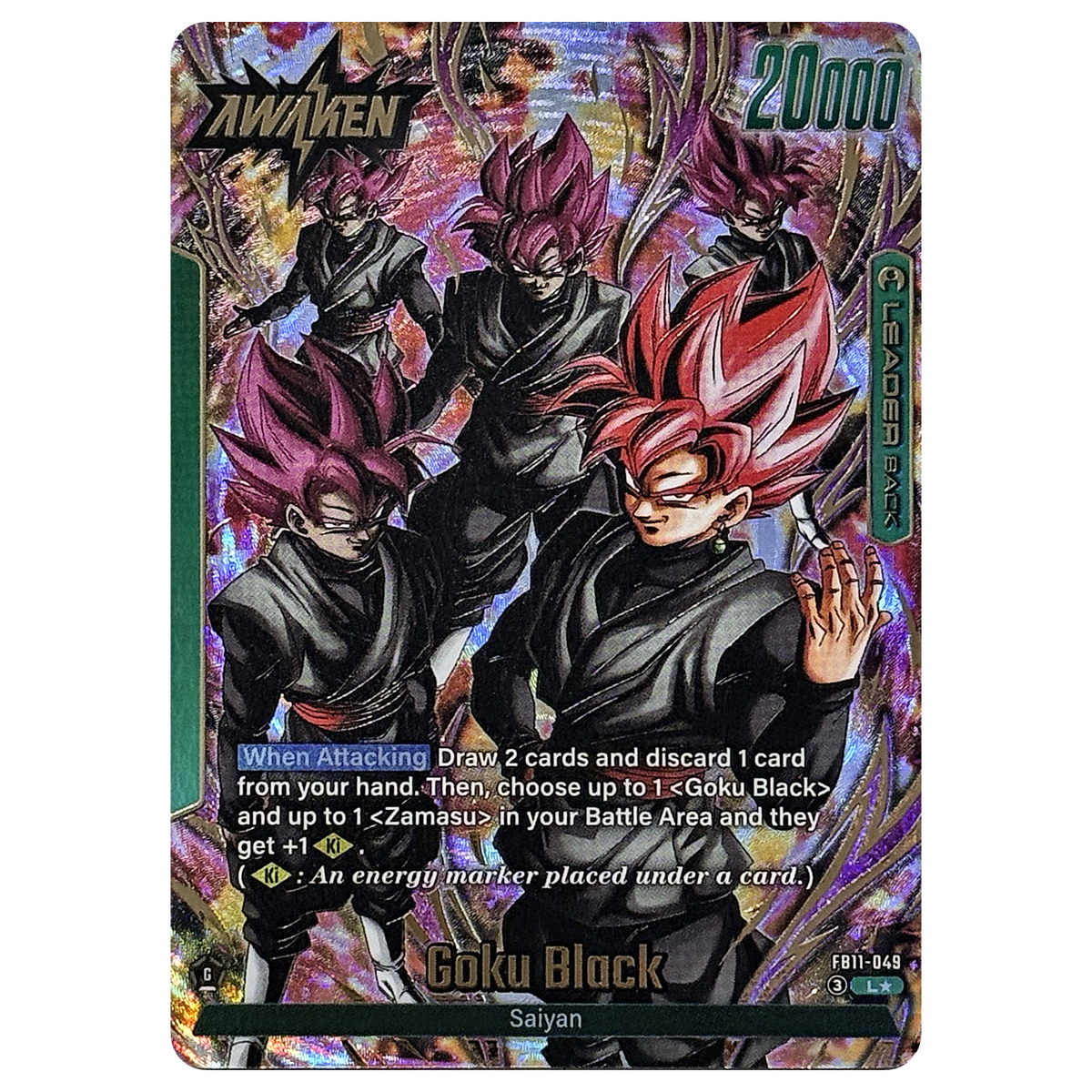 Goku Black FB11-049 L★ Brightness of Hope Fusion World Einzelkarte