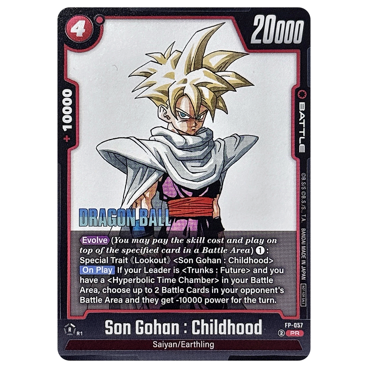 Son Gohan : Childhood FP-057 PR Fusion World Promo Fusion World Einzelkarte
